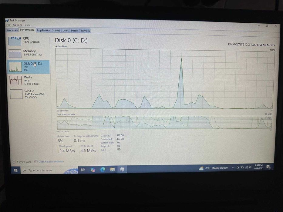 Laptop Lenovo IdeaPad 3 15ADA05, 15,6inchi ,AMD Athlon, 4GB, 512Gb SSD