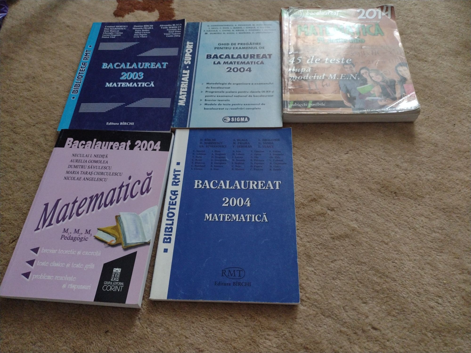 Bacalaureat matematică - 5 cărți