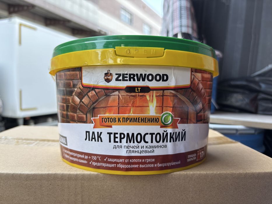 Лак термостойкий для печей и каминов