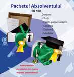 Pachetul absolventului toca, esarfa, cocarda