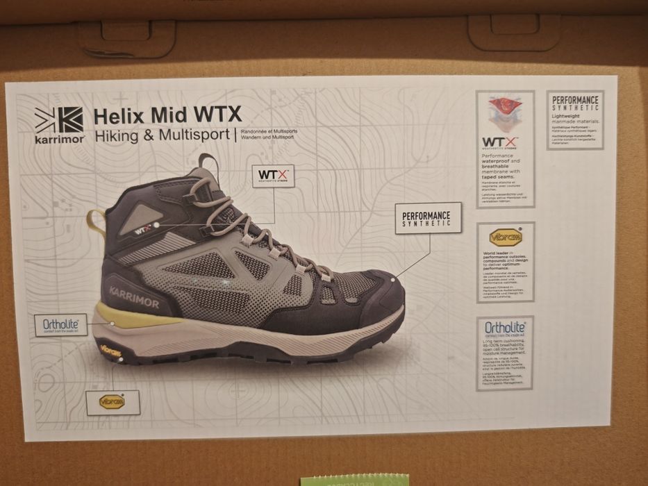 Bocanci Outdoor Karrimor Helix Mid WTX 43