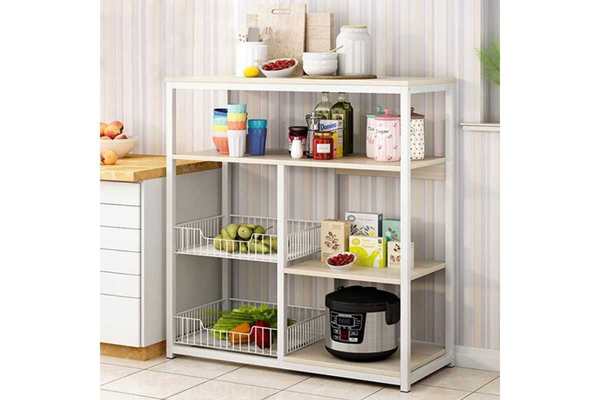 Модерна кухненска етажерка Polis, 80x30x80cm, Промо цена !