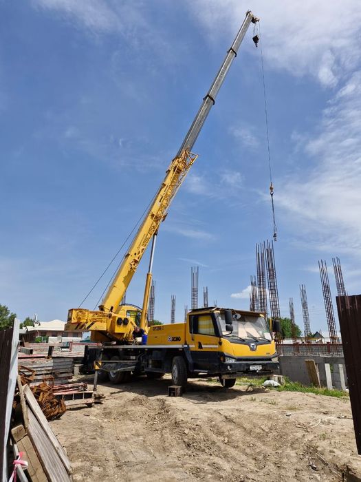 Услуги автокрана 25 тонн K5, 42 метра, китаец XCMG