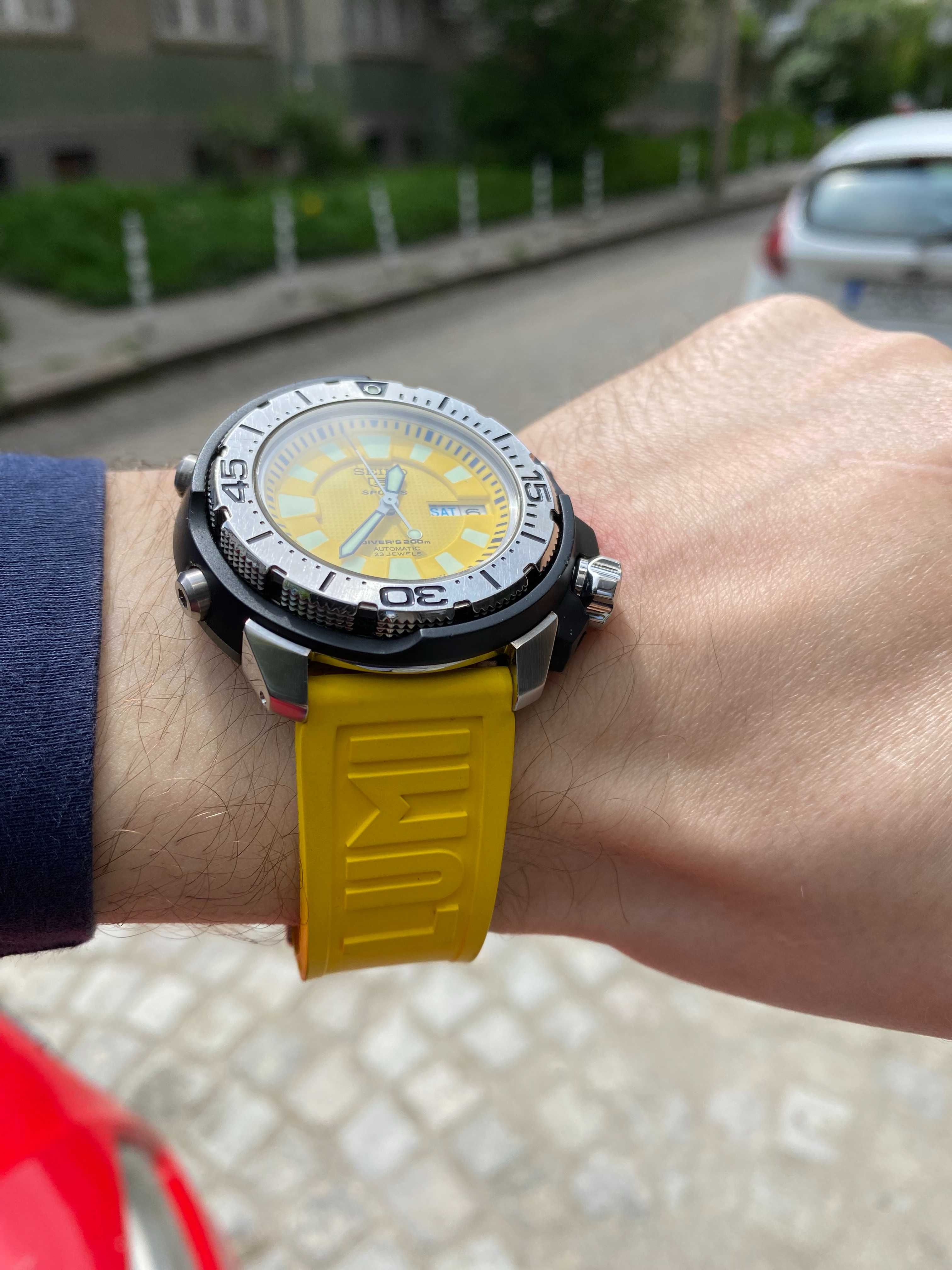 Seiko Yellow Frankenmonster