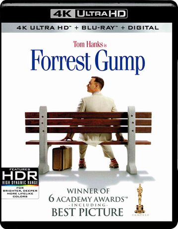 Blu ray si 4 k: Forrest gump, Independence Day