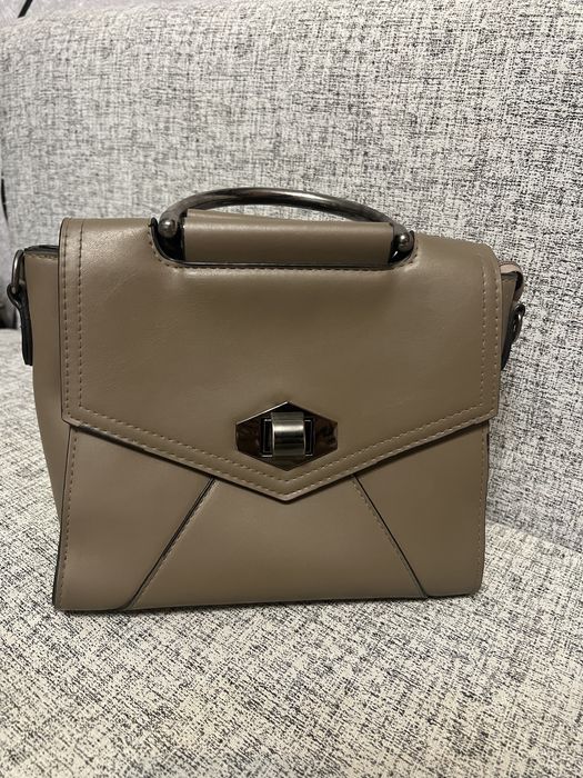 Сумка женская хаки бежевая