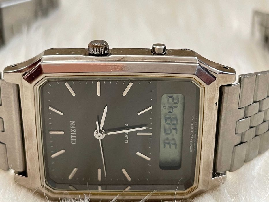 Vintage Citizen  Analog & Digital Impecabil Anii 80