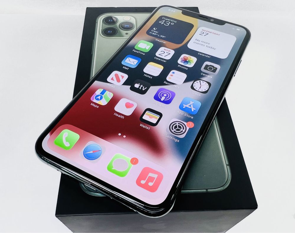 Apple iPhone 11 Pro 64GB Midnight Green Перфектен! Гаранция!