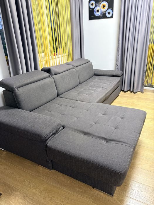 Coltar extensibil cu lada de depozitare