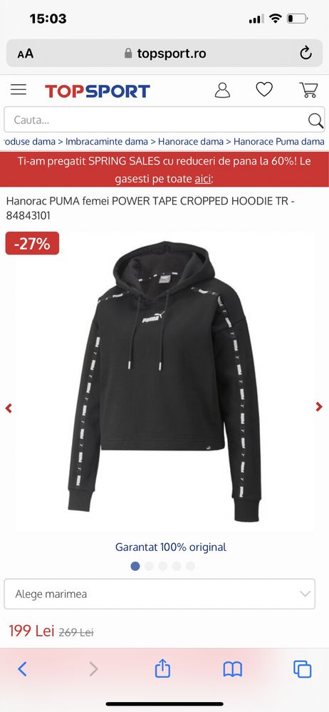 Hanorac și Colanti puma tape