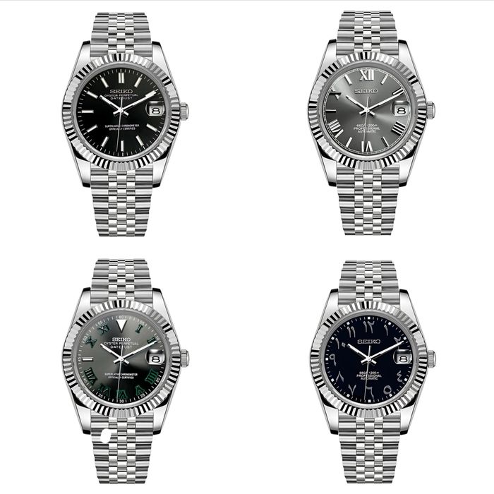 Модифицированные часы Seiko mod