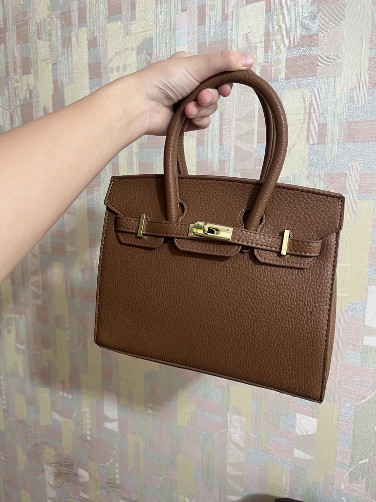 Hermes сумка коричневый