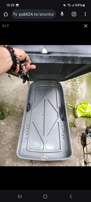 Cutie portbagaj baulet bare transversale