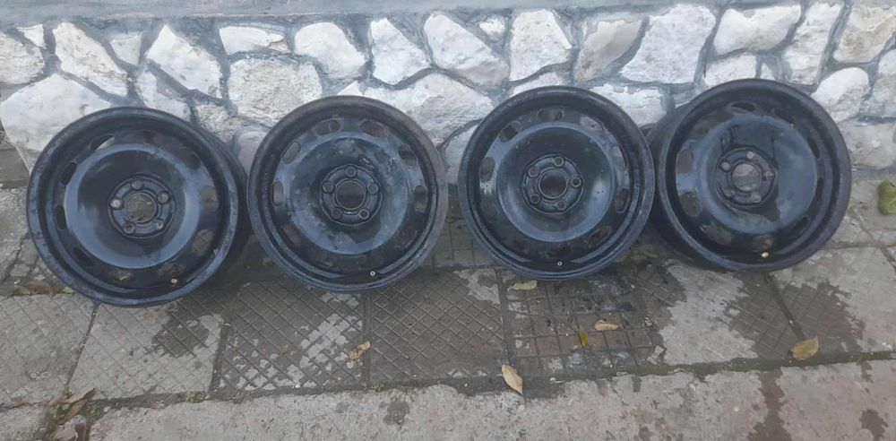 Джанти 15 5x100 vw bora golf 4 железни с тасове