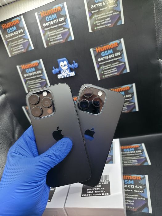 iPhone 16 Pro / Black / 128GB / 100% / Garantie / Posibilitate Rate
