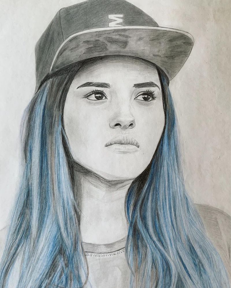 Портрет с карандашом