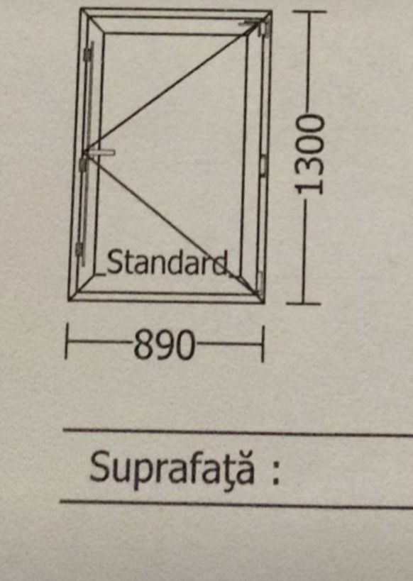 Gram termopan nou deschidere dreapta