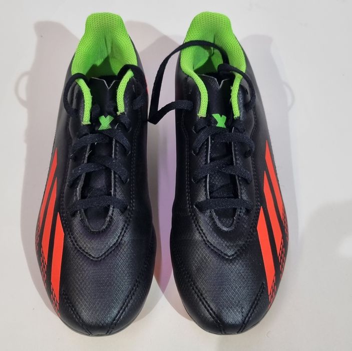 Ghete fotbal Adidas copii cu crampoane, marinea 35