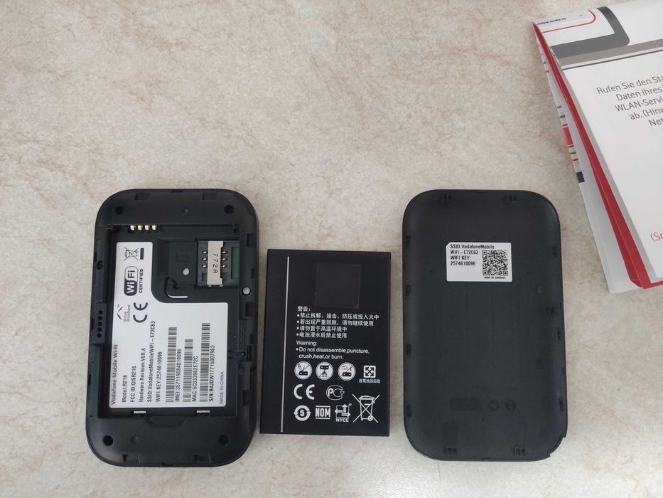 Ruter mobil Wi-Fi 4G Vodafone R216