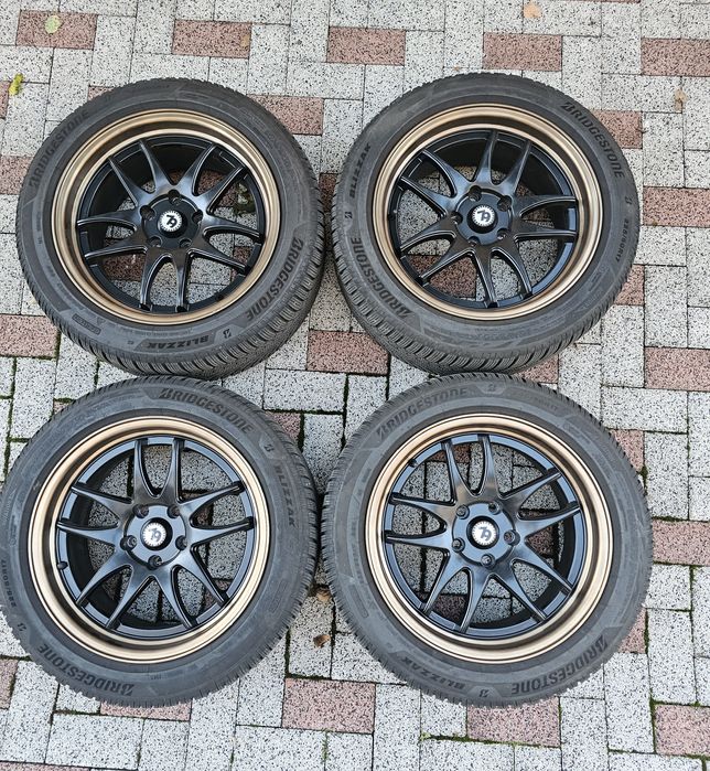 Set roti iarna jante + cauciucuri 225/50 R17 XL Bridgestone