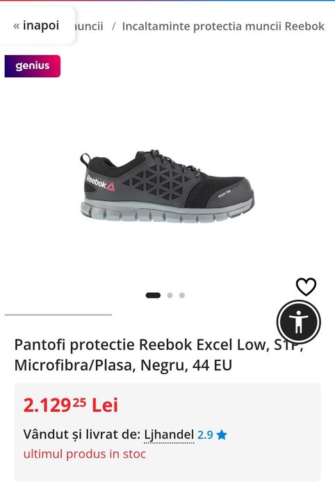Pantofi/bocanci  protecție/safety Reebok ALLOY TOY