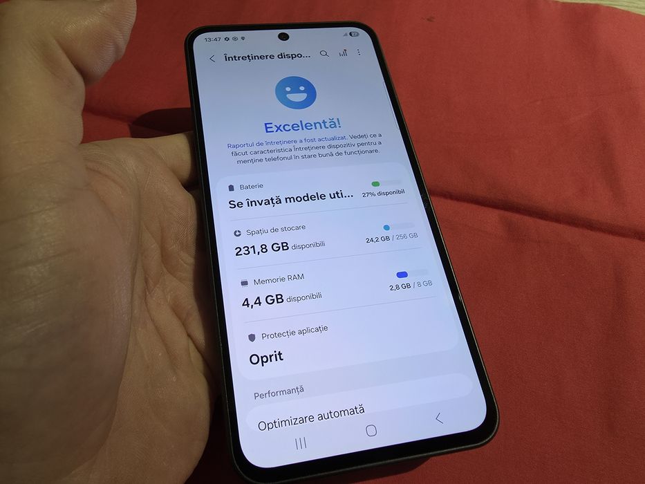 -Samsung A36-5G, Black, 256Gb, 8Ram, doar telefonul, impecabil, stare