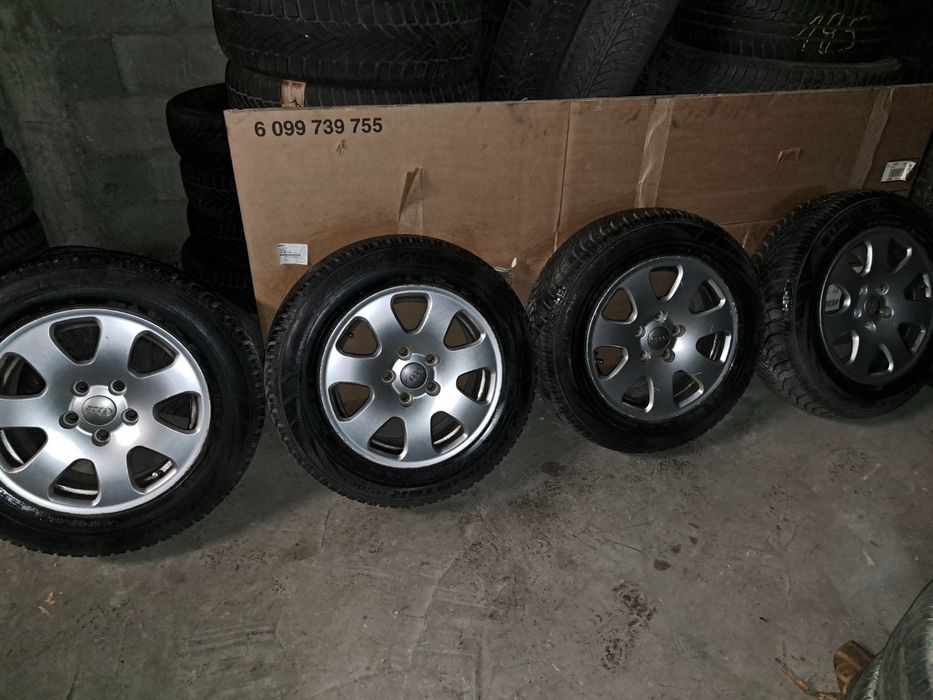 Оригинални джанти за Audi 15”5x112 с зимни гуми