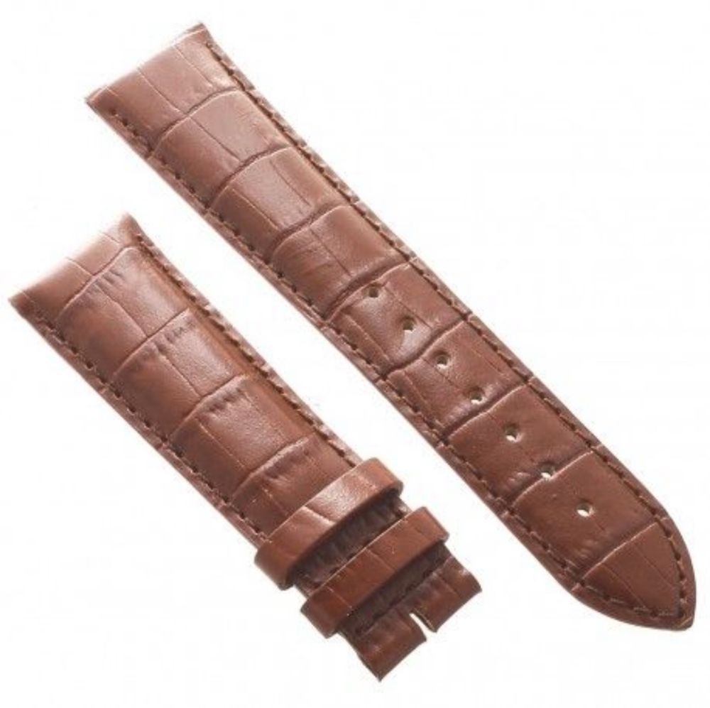 Curea piele ceas Longines 21/18mm neagra/maro