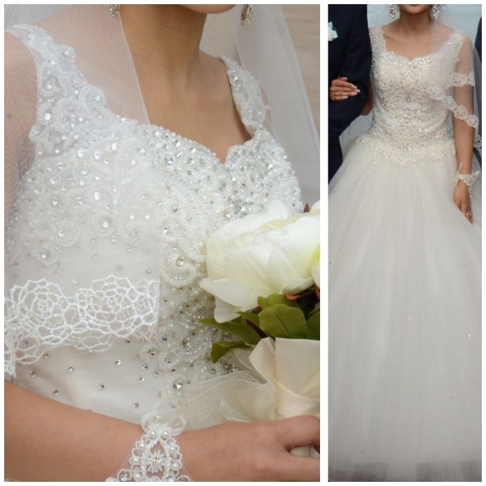 Продам красивое свадебное платье