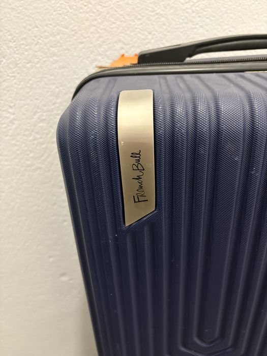 Troler FrenchBull, troller albastru, valiza voaiaj geamantan Bleu