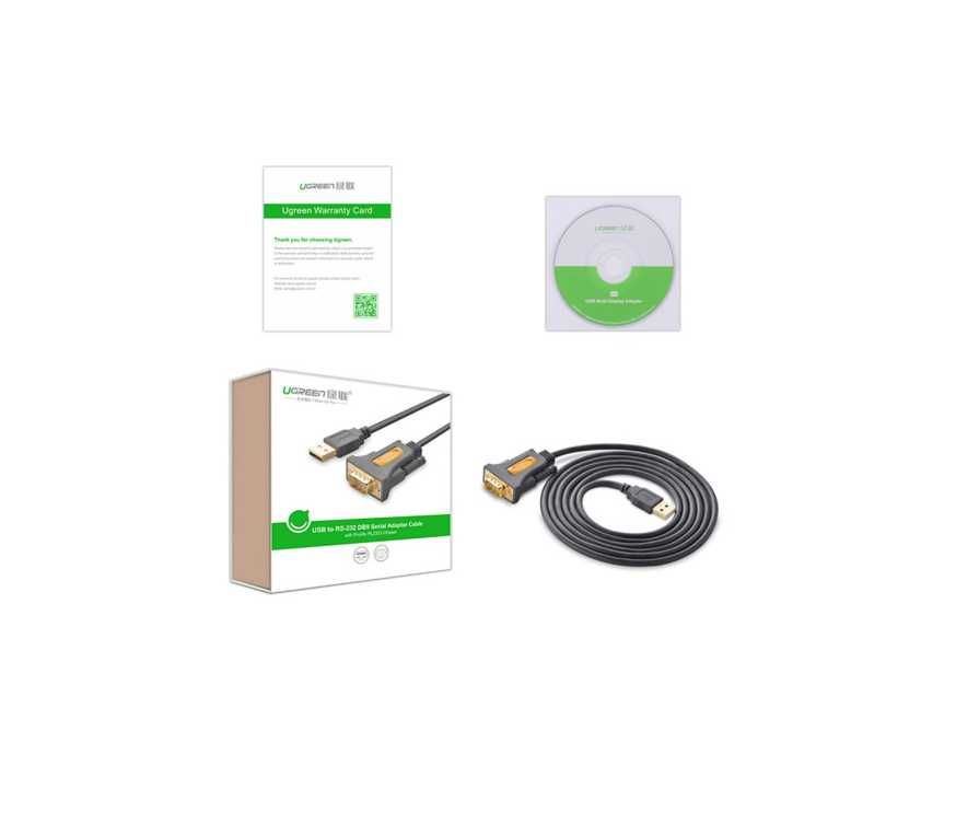 Адаптер кабель конвертер USB DB9 RS232 Переходник USB 2.0 - RS-232