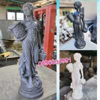 Статуя Девойка с кошници от бетон Андромеда