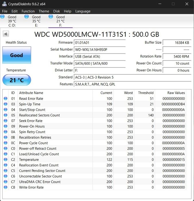 Hard Disk extern WD My Passport 500 GB