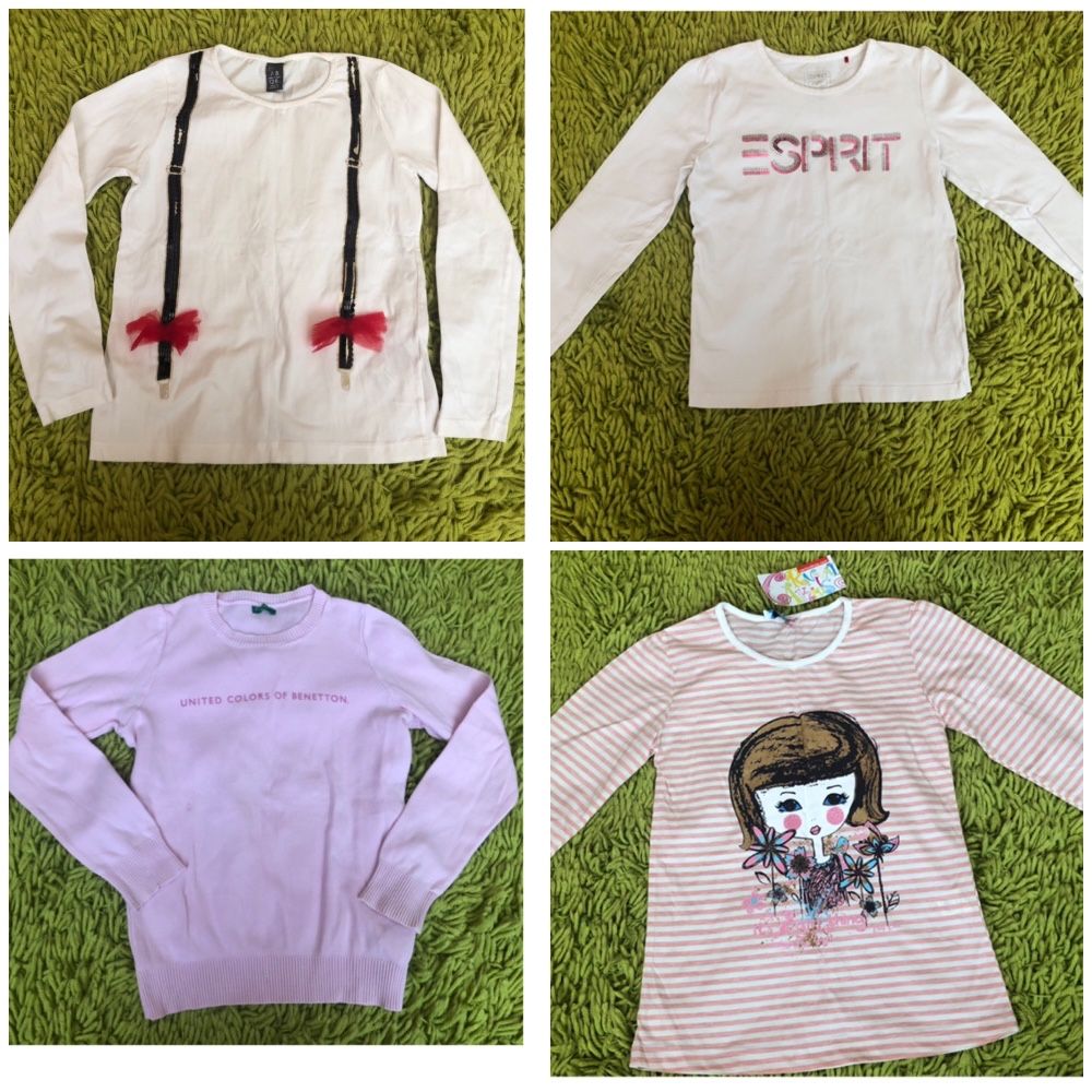 Детски блузки Esprit, Carnival kids, Zara, Benetton