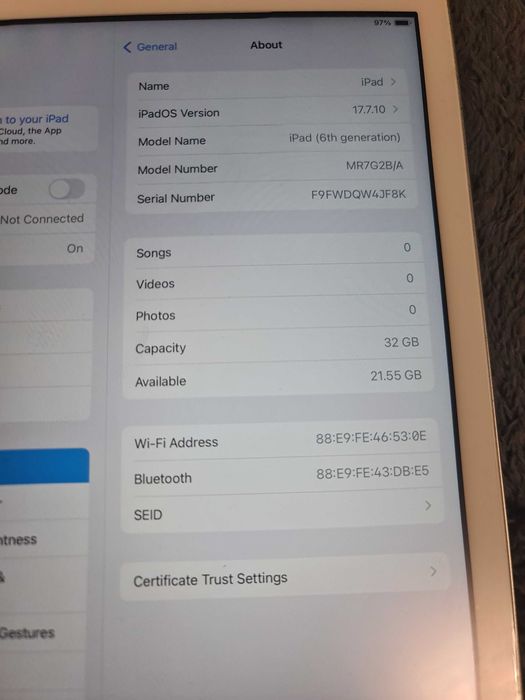 Apple Ipad air 2 A1567