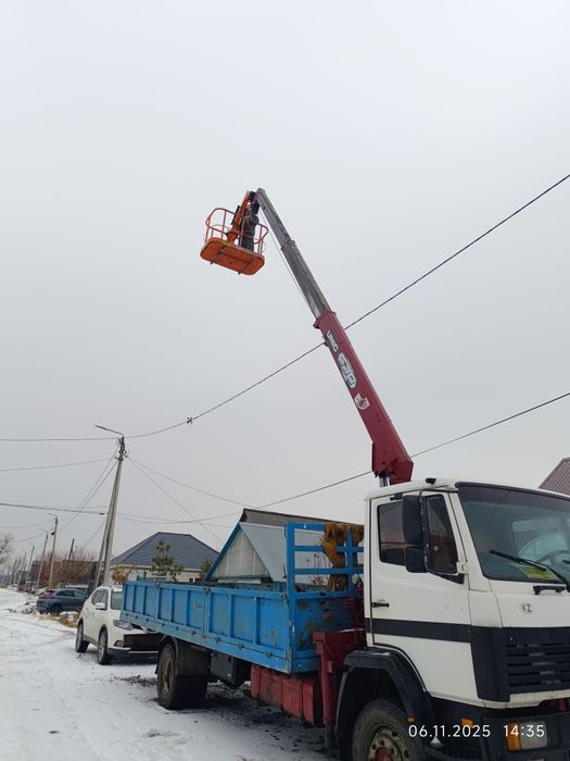 Манипулятор автовышка воровайка вышка бортовой открытый