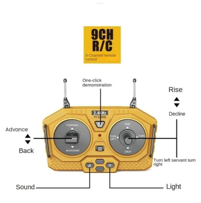 RC БУЛДОЗЕР играчка 1:20 2.4GHz IИграчка с дистанционно управление
