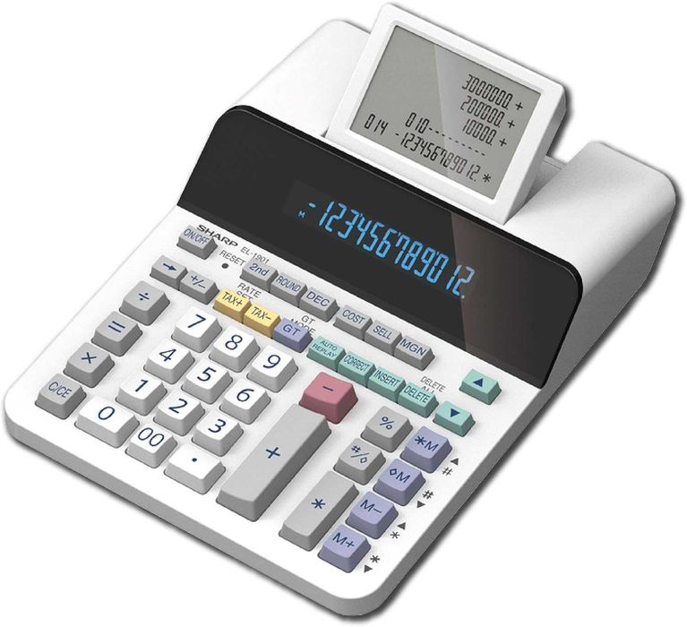 НОВ НЕОТВАРЯН ЗАПЕЧАТАН Настолнен калкулатор SHARP EL 1901
