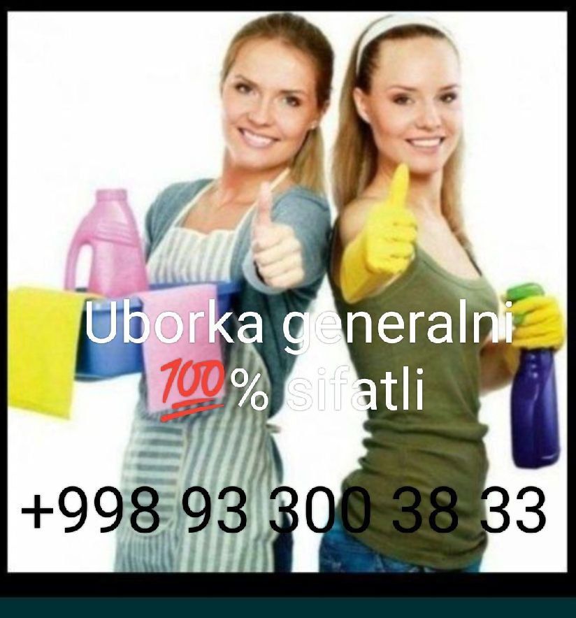 Uborka xizmati kafolatlari bilan