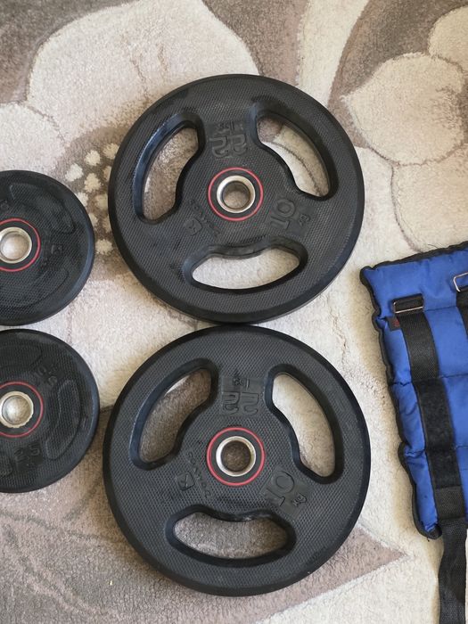 Комплект от тежести + лост + стойки