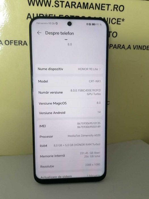 honor 90lite (m2) star amanet