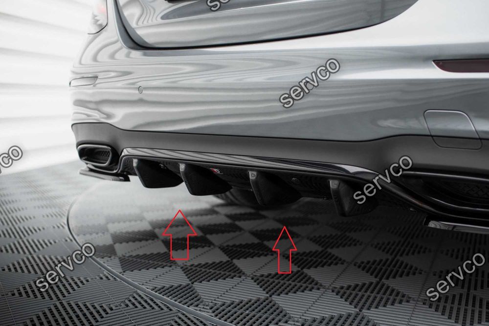 Difuzor bara spate Mercedes E Class W213 Amg-Line 2016- v3 - Maxton