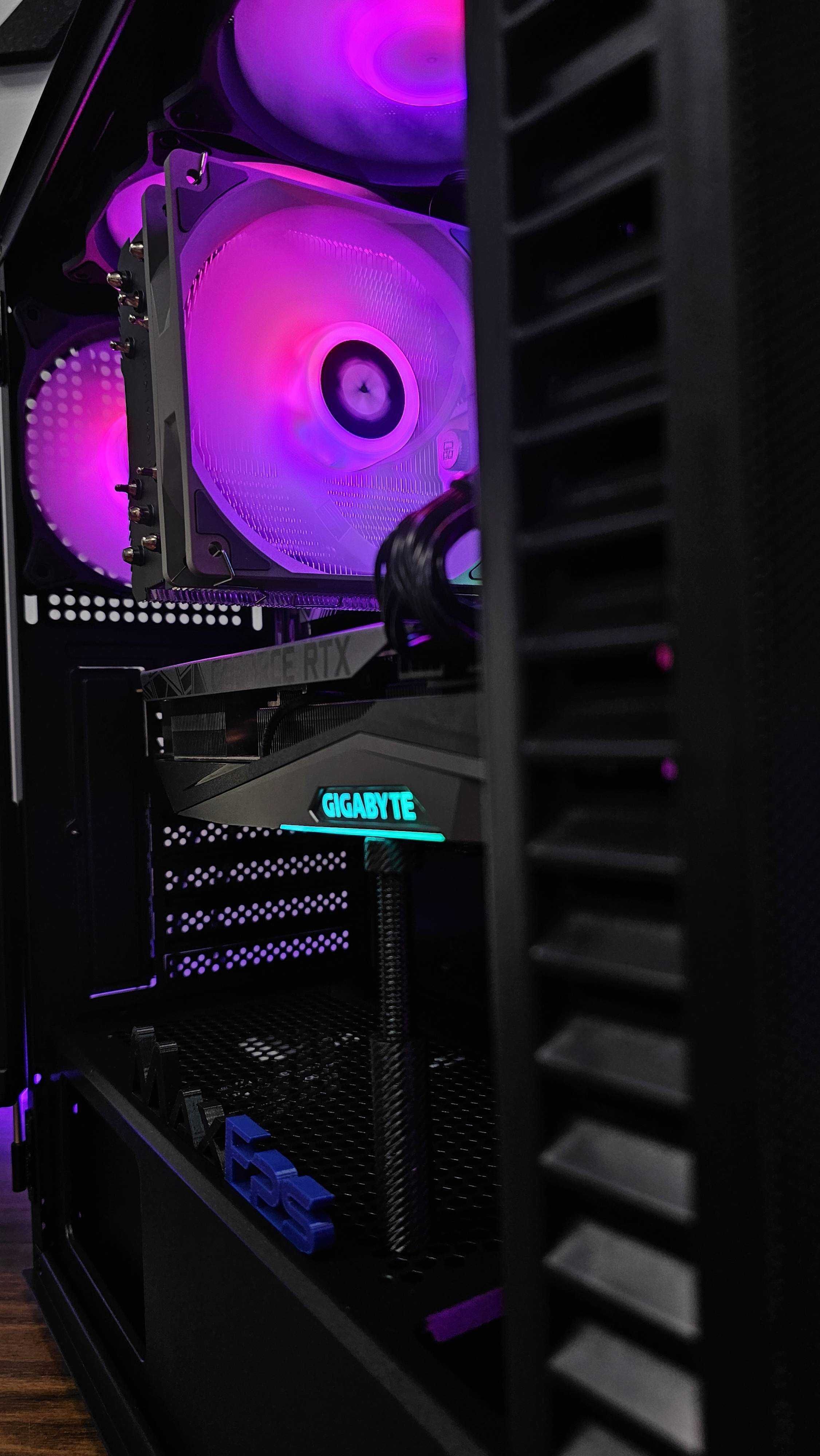 Гаранция! RTX 3080, Ryzen 7 7700, 32GB DDR5 RAM Геймърски компютър