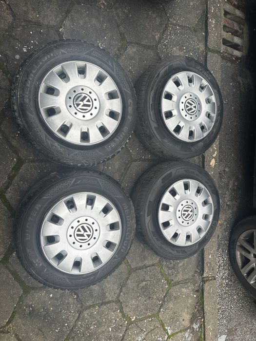 5х100 R14 175/70 14 джанти с зимни гуми Vw polo Seat audi