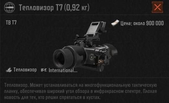 Тепловизор arena breakout