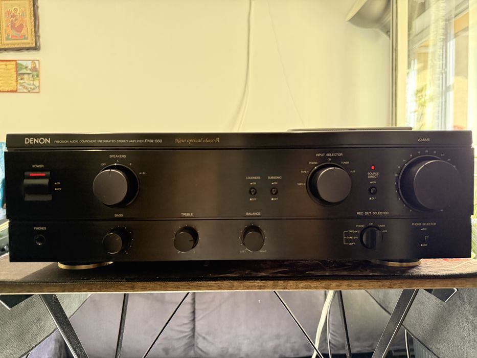 Amplificator Stereo Denon PMA-560,110W/70W RMS,Made In Japan