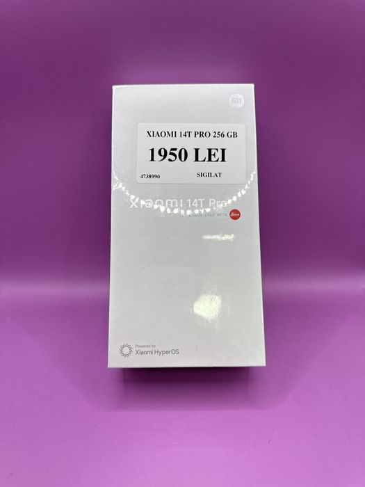 Xiaomi 14t Pro 256gb sigilat •Matei Amanet Crangasi•47389