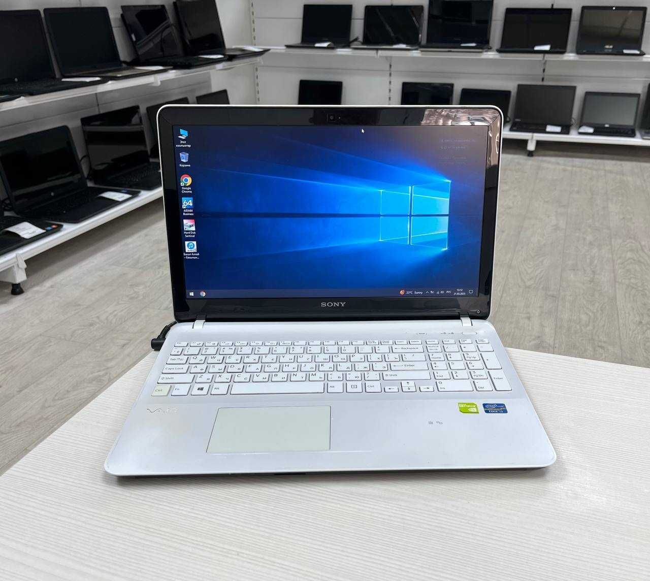 SONY VAIO Core i3/Озу 8/SSd 128/hdd 320 Для офиса Бюджетный ноутбук
