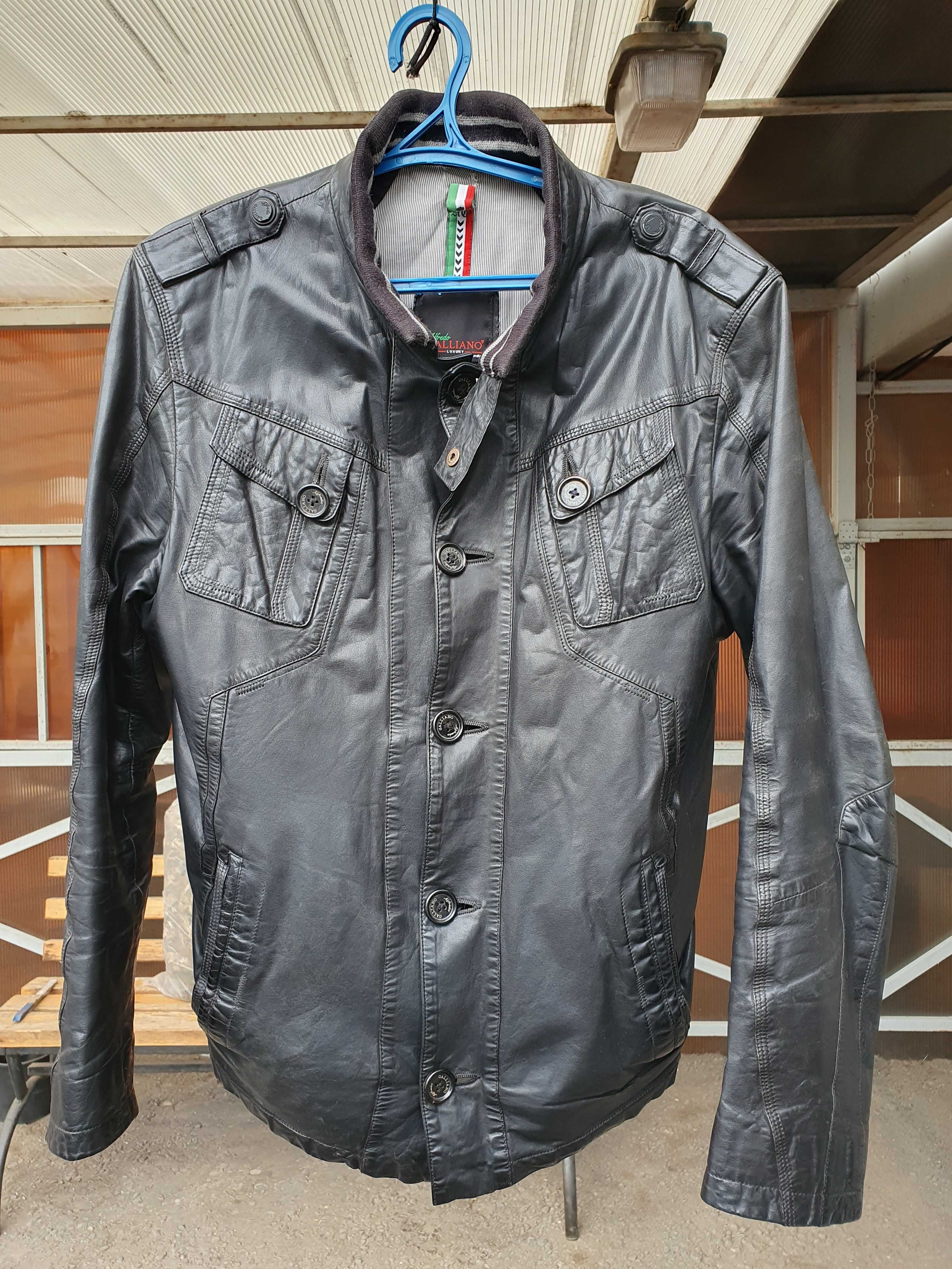 Куртка мужская , кожаная , производства Турция 46 -48 размер