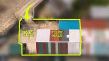 Ofer spre închiriere hală de 160 m²+ curte de 180 m²